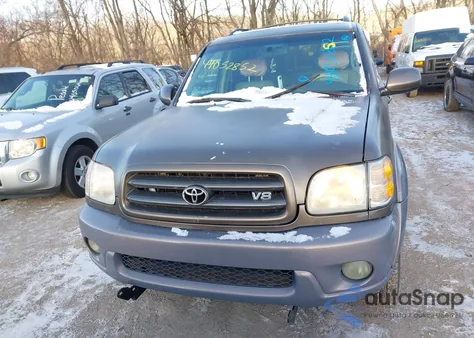 2001 Toyota Sequoia Limited V8 from USA, damaged, VIN 5TDBT48A81S042435